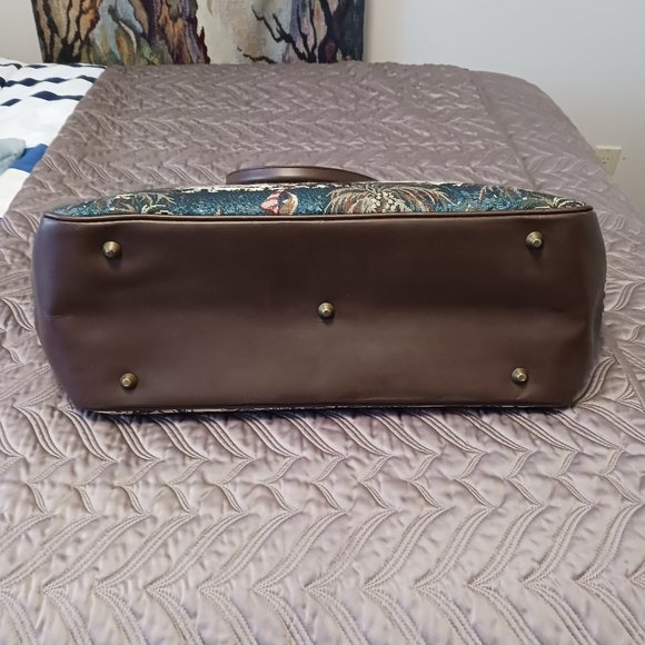 Vintage Island Palm Tote/Carry On Bag - Picture 5 of 5